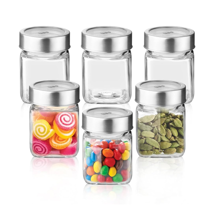 Treo Cube Jar 180 Ml Set Of 3 Pcs